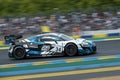 Le Mans France - June 12-13 2022: On the 24 Hours of Le Mans track, the LMP3 cars set off for their race Royalty Free Stock Photo