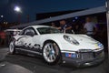 LE MANS,FRANCE- JUNE 12, 2014 :Porsche 911 GT3 Cup at the 2014 Auto presentation at a 24 hours in Le mans, France Circuit