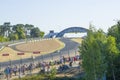 LE MANS - FRANCE, JUNE 17, 2017: Racetrack of a 24 hours at Le Mans circuit