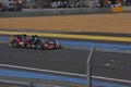 Le Mans racing track racing cars circuit, high speed fast sports car race held in France Europe