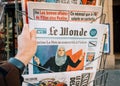 Le Monde magazine with Marine le Pen conversion to Islam