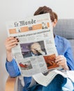 Le Monde newspaper about Vladimir Putin russian president