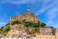 Le Mont Saint Michel, Bretagne, France. Royalty Free Stock Photo