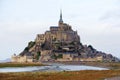 Le Mont Saint Michel in Normandy, France. Royalty Free Stock Photo