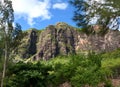 Le Morne Brabant mountain on the south of Mauritius