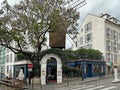 Le Moulin de la Galette at Montmartre hill in Paris, France