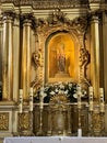 LeÃâºniÃÂ³w, Poland, July 31, 2023: Marian Sanctuary, Family Blessings in Lesniow. Interior, main altar