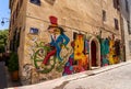 Le Panier quarter, a colourful place in Marseille Royalty Free Stock Photo