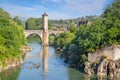 Le Pont Vieux bridge in Orthez, France