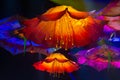 Le Reve Abstract Flower Set Design Royalty Free Stock Photo