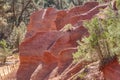 Le Sentier des Ocres in Roussillon in Provence, France