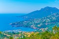 Le Trayas Superieur at the esterel massif in France Royalty Free Stock Photo