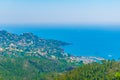 Le Trayas Superieur at the esterel massif in France Royalty Free Stock Photo