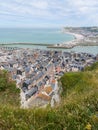 Le Treport on a sunny day in summer