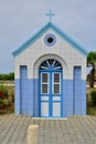 Le Vauclin; Martinique, France - august 25 2015 : picturesque chapel on the seafront