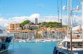 Le Vieux Port of Cannes view. Cannes yachting festival