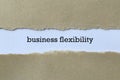 Business flexibility