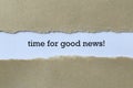 Time for good news Royalty Free Stock Photo