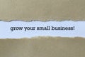 Grow your small business Royalty Free Stock Photo