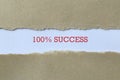 100% success on paper