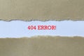 404 error on paper