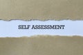 Self assessment on paper