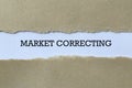 Market correcting on paper