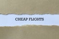 Cheap flights on paper