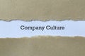 Company culture on paper