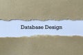 Database design on paper