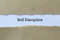 Self discipline on paper