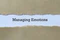 Managing emotions on paper