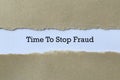 Time to stop fraud on paper