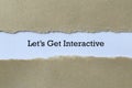 Let`s get interactive on paper