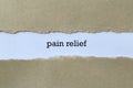 Pain relief on paper