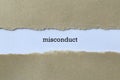 Misconduct on white paper