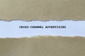 cross channel advertising on white paper