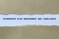 governance risk management and compliance on white paper