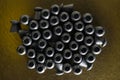 Lead airgun pellets 22 calibre Royalty Free Stock Photo