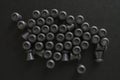 Lead airgun pellets 22 calibre Royalty Free Stock Photo