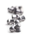 Lead airgun pellets. Royalty Free Stock Photo