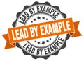 lead by example seal. stamp Royalty Free Stock Photo