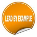 lead by example sticker Royalty Free Stock Photo