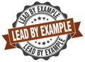 lead by example seal. stamp Royalty Free Stock Photo