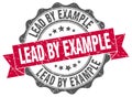 lead by example seal. stamp Royalty Free Stock Photo