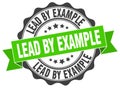 lead by example seal. stamp Royalty Free Stock Photo
