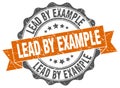 lead by example seal. stamp Royalty Free Stock Photo