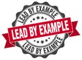 lead by example seal. stamp Royalty Free Stock Photo