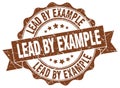 lead by example seal. stamp Royalty Free Stock Photo
