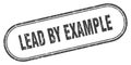 lead by example stamp Royalty Free Stock Photo